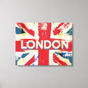 Lienzo Póster vintage de la Unión de Londres