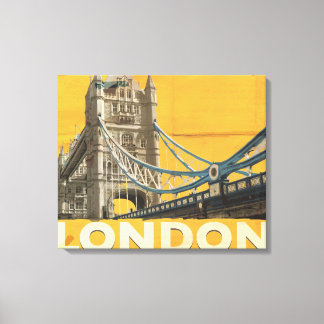 Lienzo Póster vintage de Londres