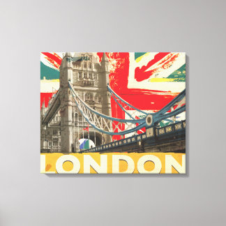 Lienzo Póster vintage de Londres