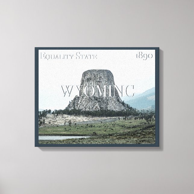 Lienzo Poster Wyoming (Anverso)