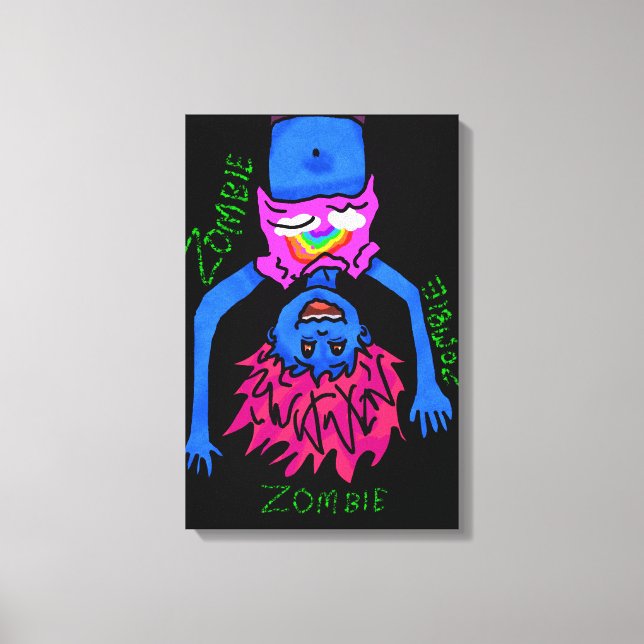 Lienzo Poster Zombie (Anverso)