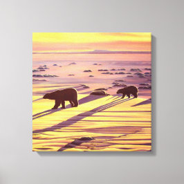 Lienzo Posters y pinturas de oso polar