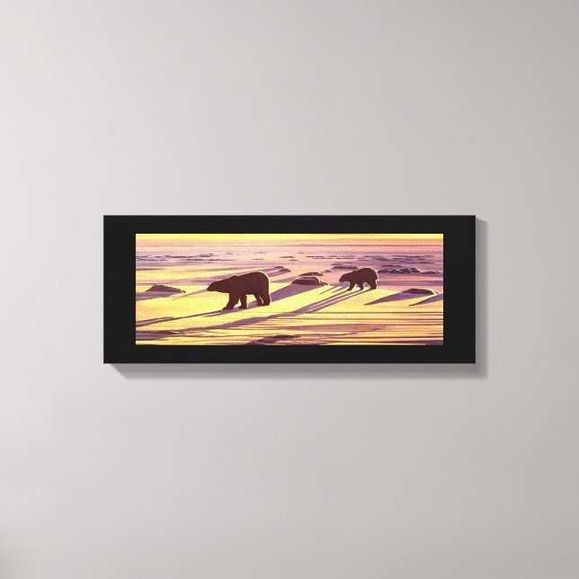 Lienzo Posters y pinturas de oso polar (Anverso)