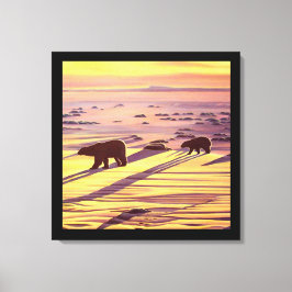 Lienzo Posters y pinturas de oso polar