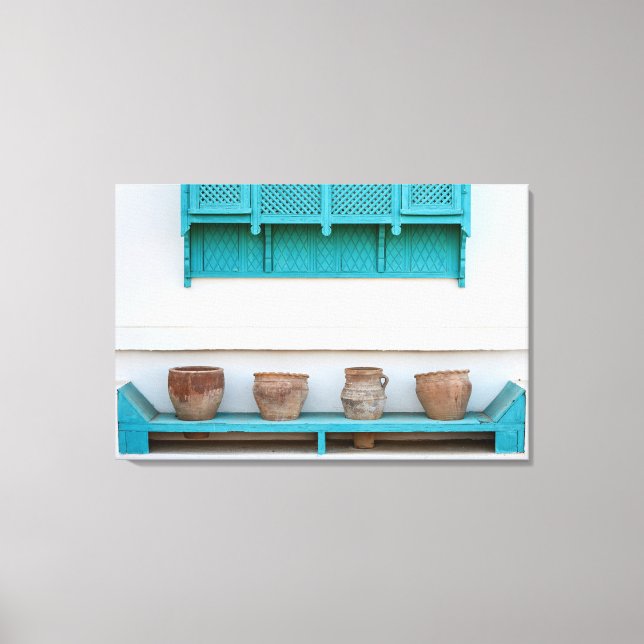 Lienzo Pots árabes de arcilla (Anverso)