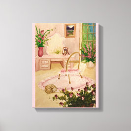 Lienzo Powder Room Stretched Canvas Print