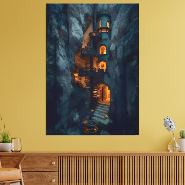 Lienzo PR-C04. Grotto Spire Residence  (Insitu (Sala de estar))