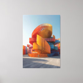 Lienzo PR-O04. Ribbon Mirage Pavilion 