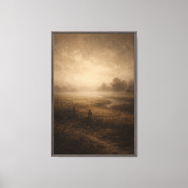 Lienzo Prado Sepia Susurrante (Anverso)