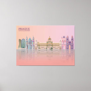 Lienzo Praga famosa