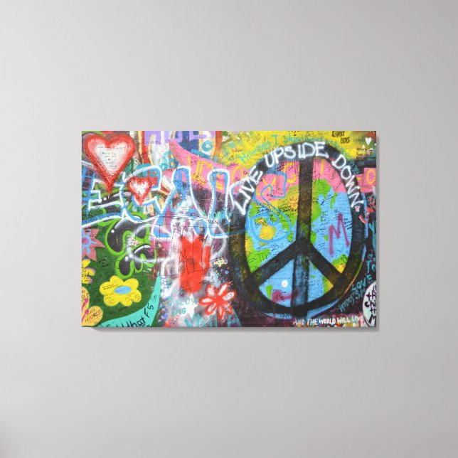 Lienzo Praga Graffiti (Anverso)