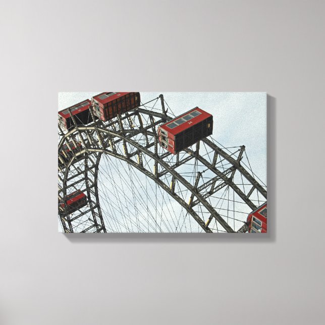 Lienzo Prater Ferris Wheel, Viena, Austria (Anverso)