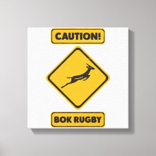 Lienzo Precaución - SpringBoks Cruzando