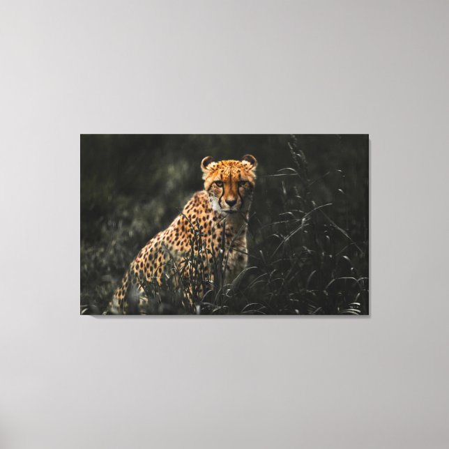 Lienzo Predator O Prey Staredown Wall Art (Anverso)