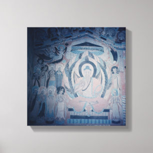 Lienzo Predicación de Shakyamuni Buda