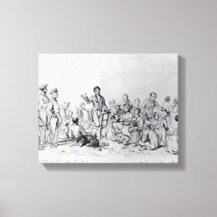 Lienzo Predicador de The Field, 1837