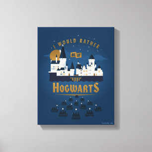 Lienzo Preferiría Estar En HOGWARTS™ En Bote Abstracto