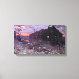 Lienzo Premonición de Henryk Weyssenhoff, probablemente a