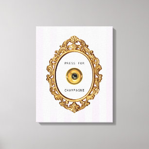 Lienzo Prensa para Champagne