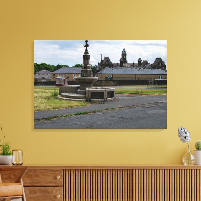 Lienzo Prescott Fountain, Halifax (Insitu (Sala de estar))