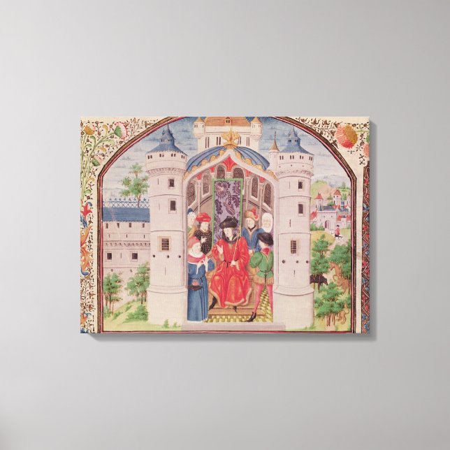 Lienzo Presentación de la economía (Anverso)