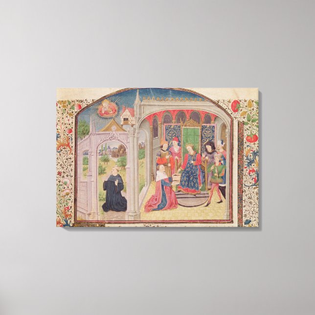 Lienzo Presentación de la ética al rey (Anverso)