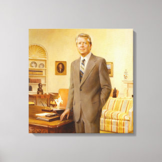 Lienzo Presidente americano James Earl Carter Oficina Ova