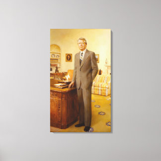 Lienzo Presidente americano James Earl Carter Oficina Ova