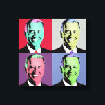 Lienzo Presidente Biden Pop Art (Rojo, Gris, Púrpura, Azu<br><div class="desc">El arte pop político y los regalos políticos de PolitiClothes.com y PolitiCardz.com Encuentran los regalos políticos y electorales más únicos, incluyendo: camisetas políticas, pegatinas para parachoques políticos, botones políticos, Posters políticos, pines políticos, tarjetas políticas, tazas políticas, Posters políticos, Rótulos políticos y más! Arte y arte político: http://www.PolitiClothes.com Cartas y regalos...</div>