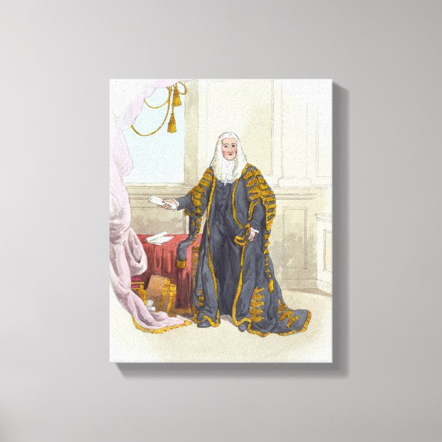 Lienzo Presidente de la Cámara de los Comunes, de 'Costum (Anverso)