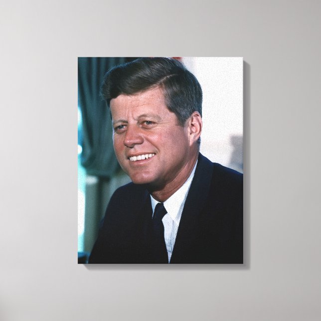Lienzo Presidente de la Oficina Oval John Jack F. Kennedy (Anverso)