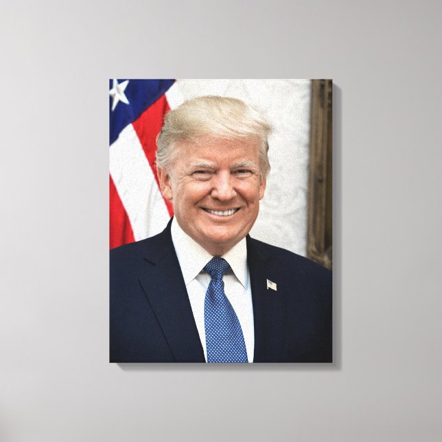 Lienzo Presidente Donald Trump (Anverso)