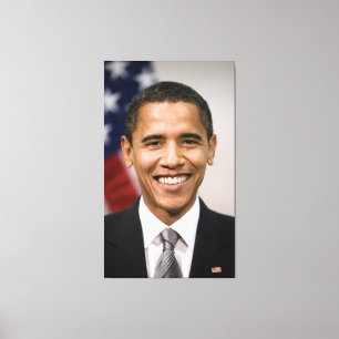 Lienzo Presidente electo estadounidense Barack Obama