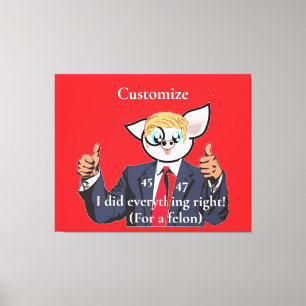 Lienzo Presidente Felón Thunder_Cove