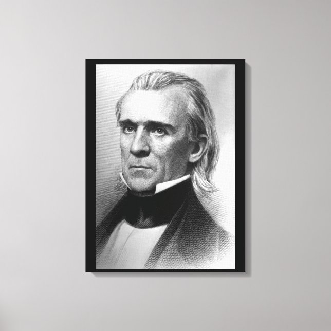 Lienzo Presidente James K. Polk, c_America Grows_Image (Anverso)