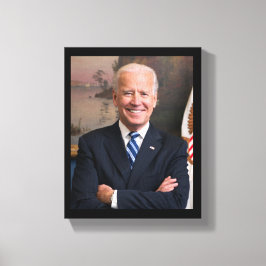 Lienzo Presidente Joe Biden Retrato Oficial Ex Vicepresid