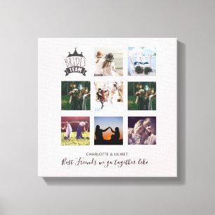 Lienzo PRESUPUESTO Bridesmaid Regalos COLLAGES DE FOTOS C