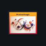 Lienzo Pretzel Logic<br><div class="desc">Echa un vistazo a esta bonita imagen abstracta de varias formas coloridas dispuestas en algún tipo de patrón. Llamo lógica a esta imagen pretzel, un título que tomé prestado de un álbum de Steely Dan de los 70. Esta imagen luciría bien en una oficina, una cueva familiar o un dormitorio....</div>