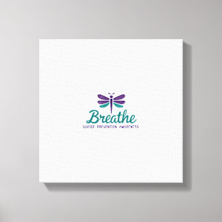 Lienzo Prevención del suicidio Salud mental Breathe Drago
