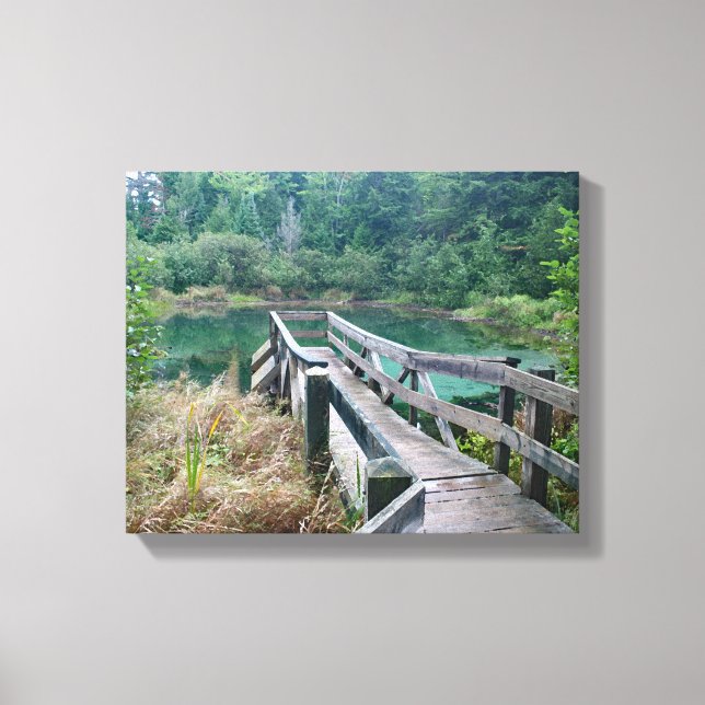 Lienzo Primavera de la Unión - Montaña Porcupine (Anverso)