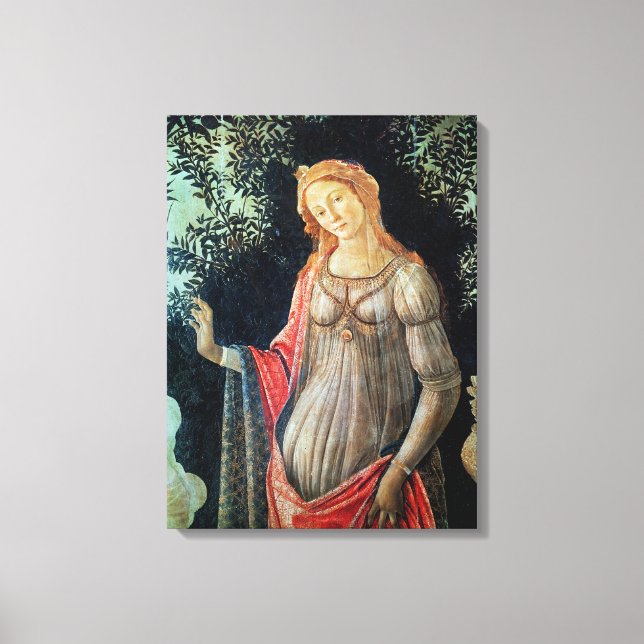 Lienzo Primavera, detalle de Venus, c.1478 (Anverso)