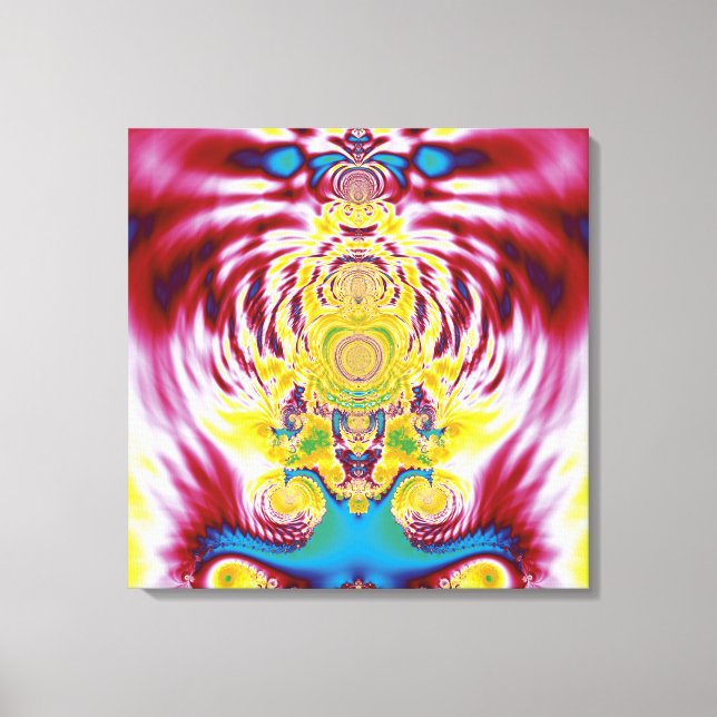 Lienzo Primavera Roja (Anverso)