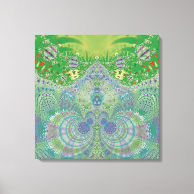 Lienzo Primavera verde (Anverso)