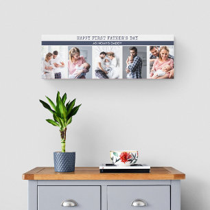 Lienzo Primer día del padre como papá - 5 foto personal