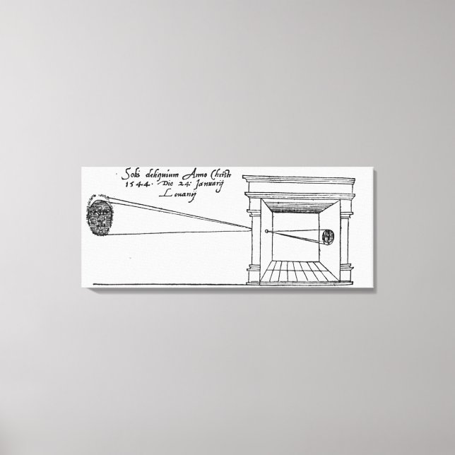 Lienzo Primer ilustracion publicado (Anverso)
