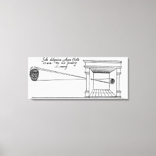 Lienzo Primer ilustracion publicado