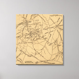 Lienzo Primera batalla del encierro - guerra civil 6