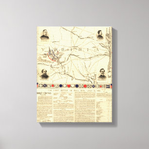 Lienzo Primera batalla del encierro - guerra civil 7