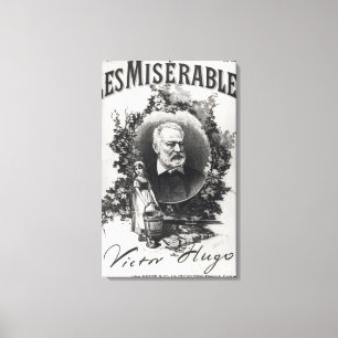 Lienzo Primera edición de Titlepage de 'Les Miserables