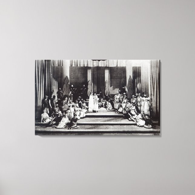 Lienzo Primera etapa de actuación en Inglaterra "Semele" (Anverso)